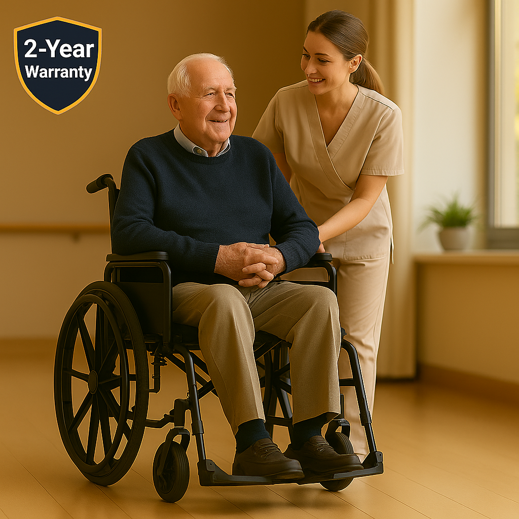 NovaiMed® Wheelchair Care Package – Full Bundle with Cushion, Blanket & Bag – Trusted by UK Care Homes